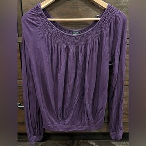 Castro Long Sleeve Dark Purple Shirt Size Small.